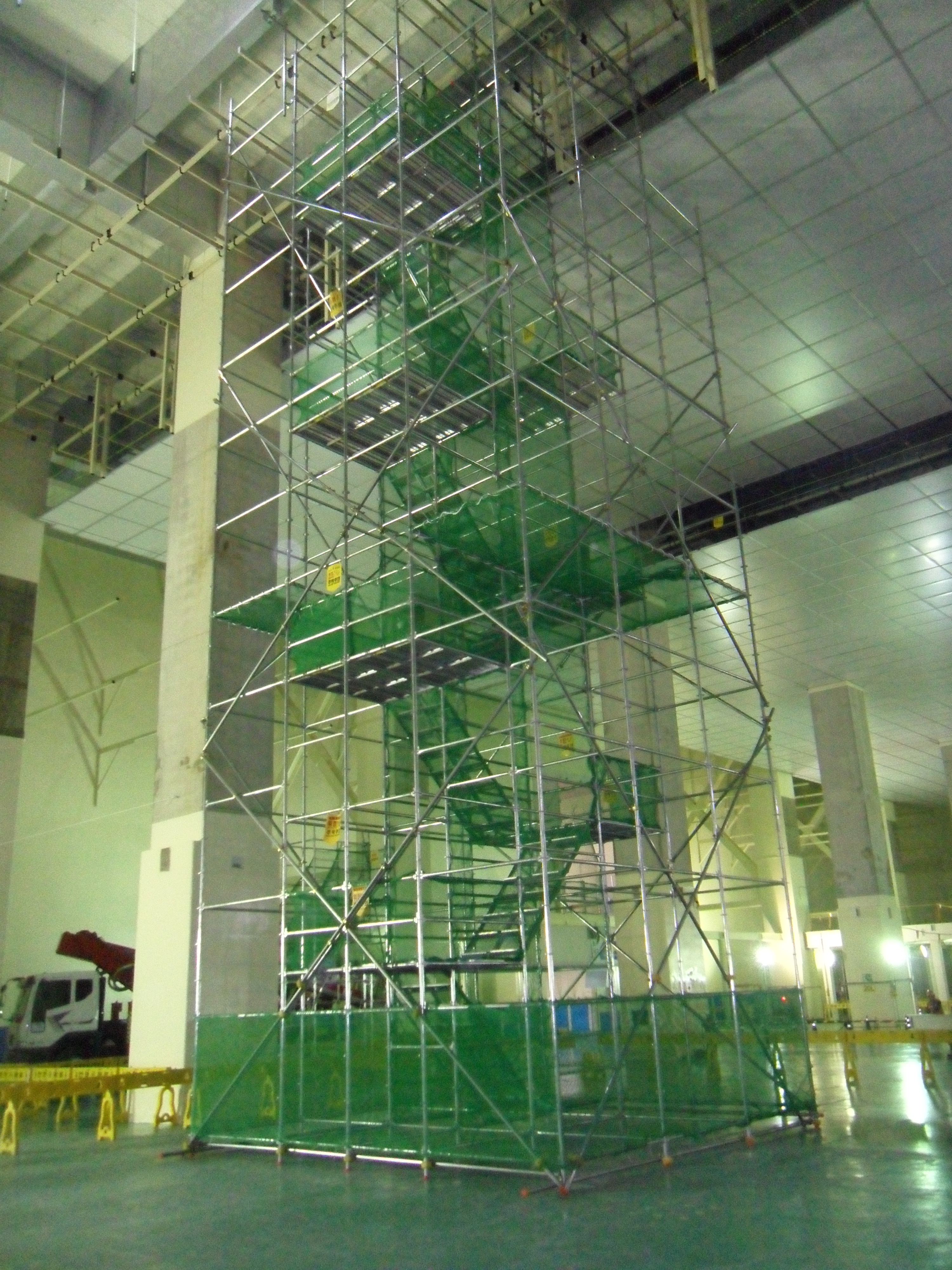 워킹타워 시공사진 이미지